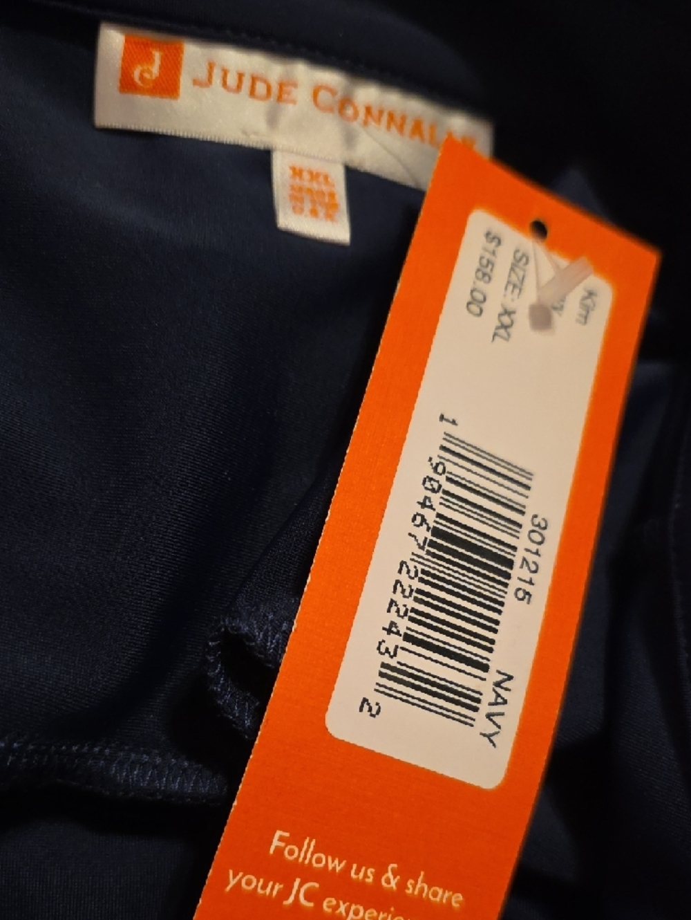 Jude Connally Kim Navy Sleeveless Button-Down Collared Top with Gold Buttons - Picture 3 of 4